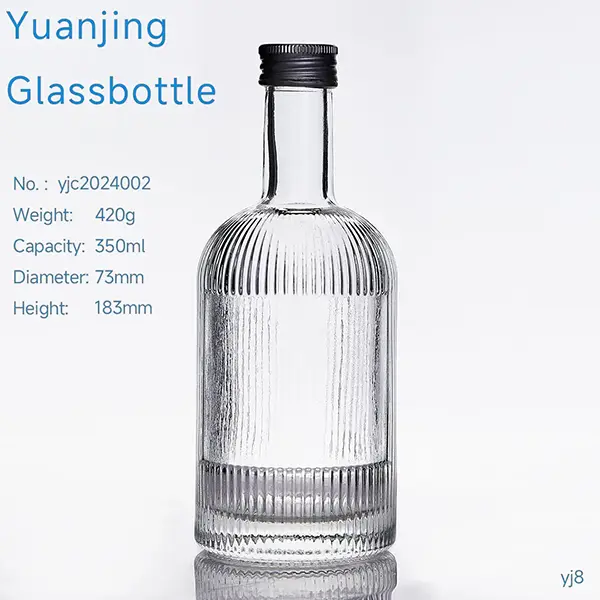 350 ml Cylindra Glass Bottle 19-410 Thread