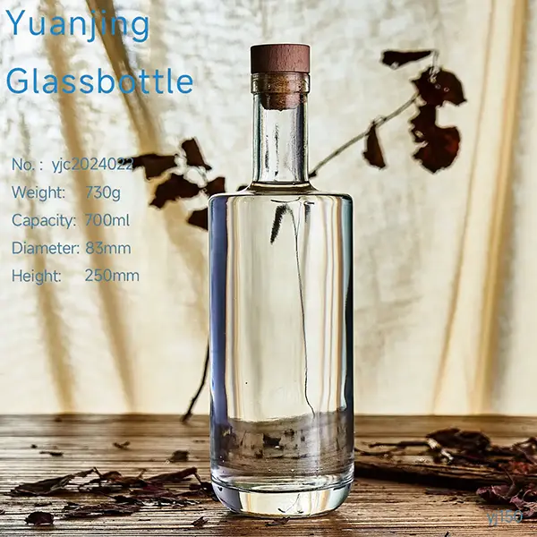 Glass Bottles Wholesale 700ml Premium Liquor Bottles